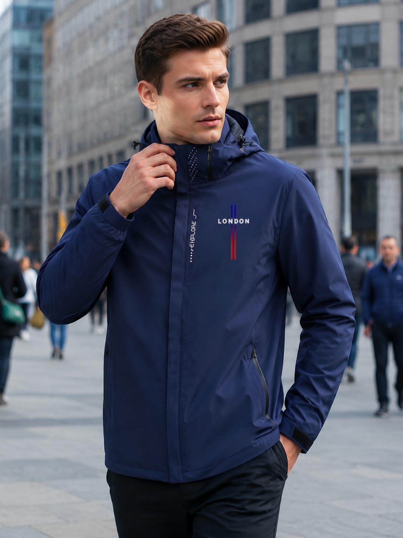 Outdoor Adventure Outfit - Spring Outdoors Zipper Jacket - London