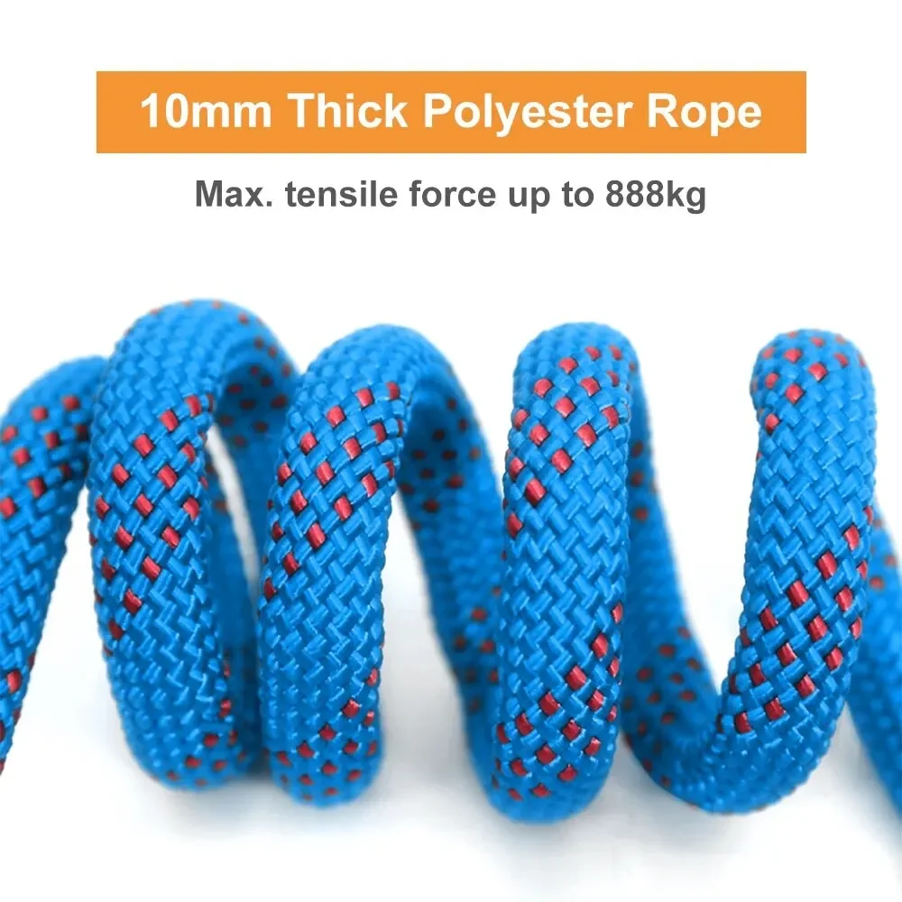 15M/25M/35M Outdoor Static Rop - Rope Climbing Static ulasan dan harga