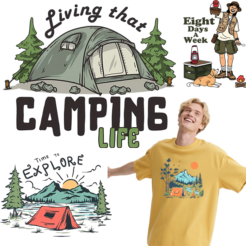 Summer camping dtf clothing ho - Outdoor Adventure Clothing ulasan dan harga