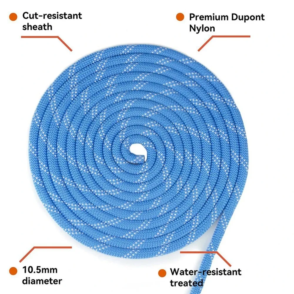 10mm Rock Climbing Rope 10M Ou - Rope Climbing Static ulasan dan harga
