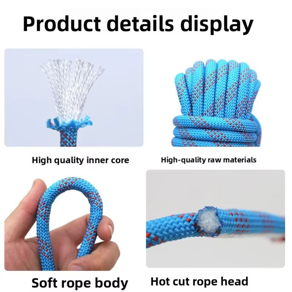 Thickened 10mm Safety Life Rop - Rope Climbing Static ulasan dan harga
