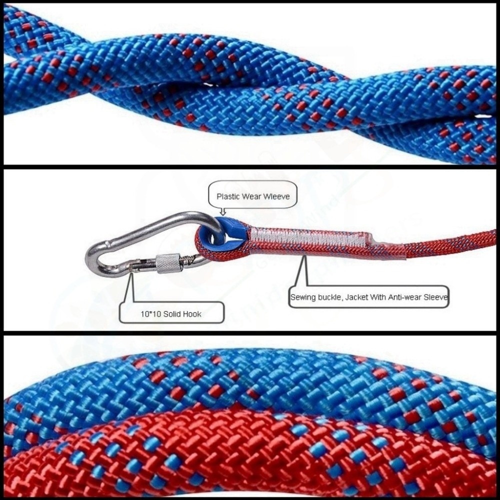 Thickened 10mm Safety Life Rop - Rope Climbing Static ulasan dan harga