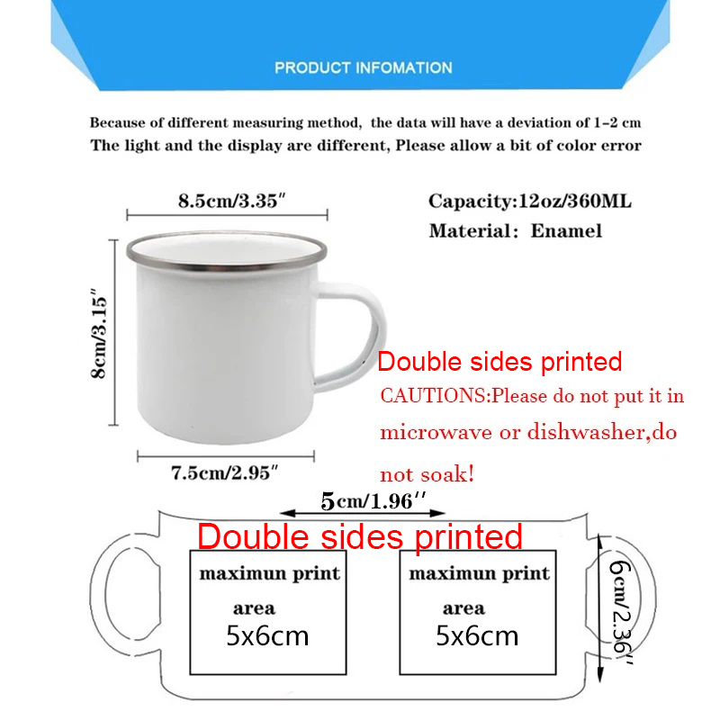 Enamel Mug with Personalized N - Outdoor Adventure Names ulasan dan harga