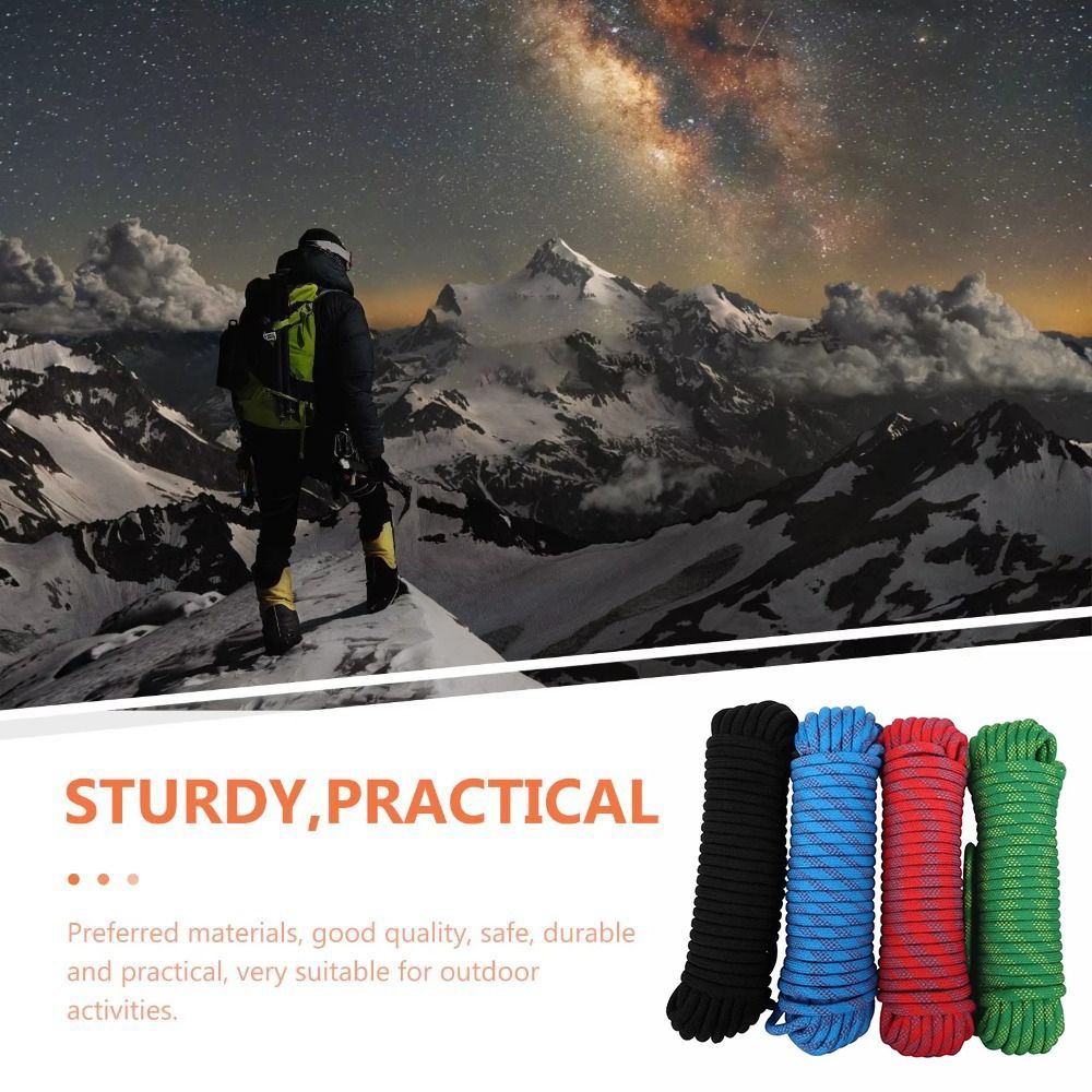 Equipment Thickened 12mm Safet - Rope Climbing Static ulasan dan harga
