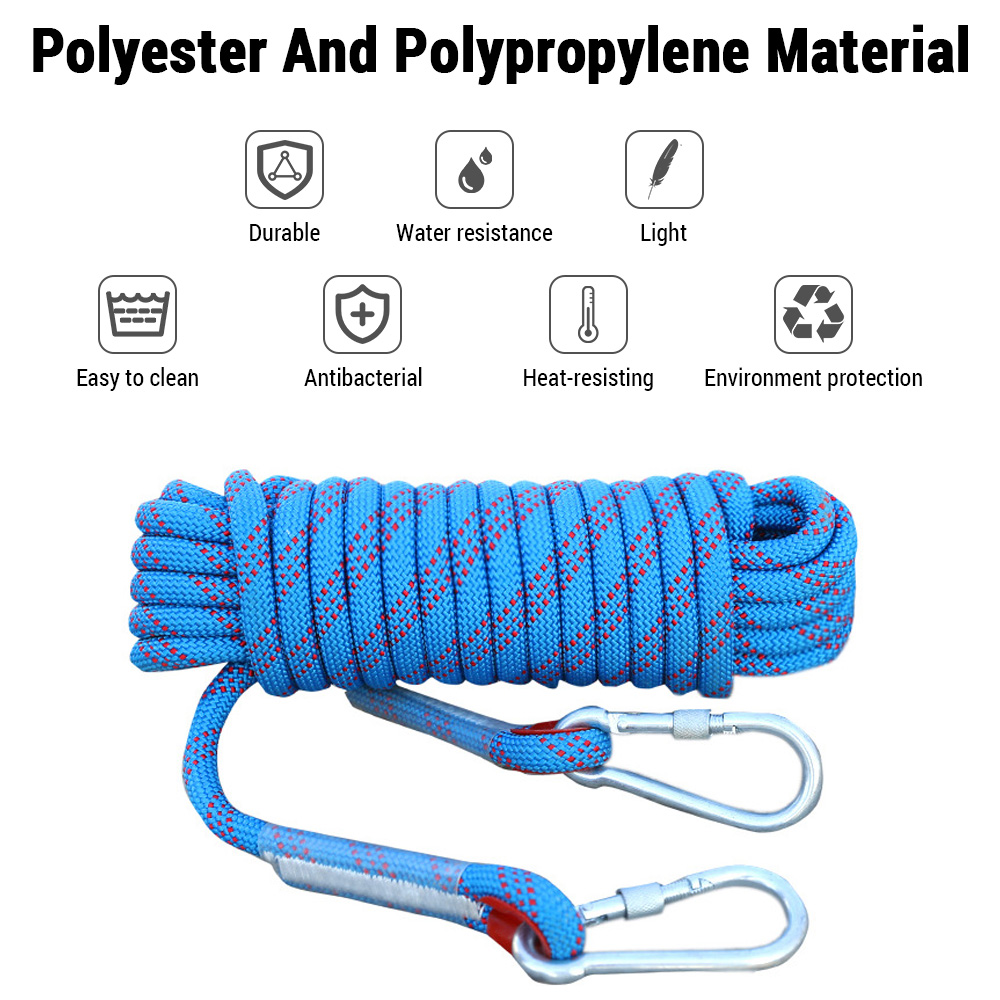 10mm Climbing Rope 10M/20M/30M - Rope Climbing Static ulasan dan harga