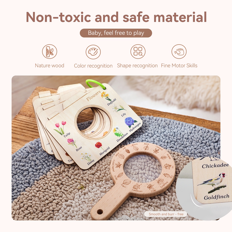 Wooden Montessori Toy Magnifyi - Outdoor Adventure Learning ulasan dan harga